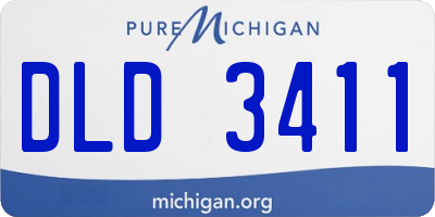 MI license plate DLD3411