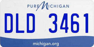 MI license plate DLD3461