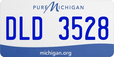 MI license plate DLD3528