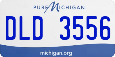 MI license plate DLD3556