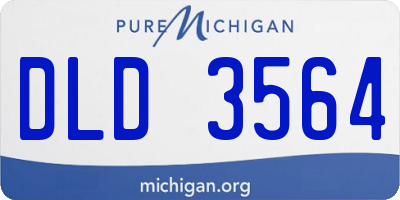 MI license plate DLD3564