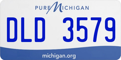 MI license plate DLD3579