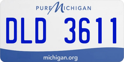 MI license plate DLD3611
