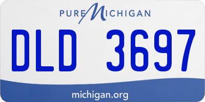 MI license plate DLD3697