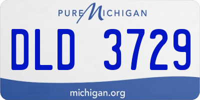 MI license plate DLD3729