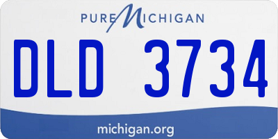MI license plate DLD3734