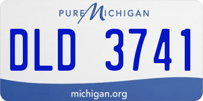 MI license plate DLD3741