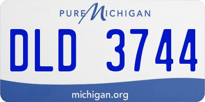 MI license plate DLD3744