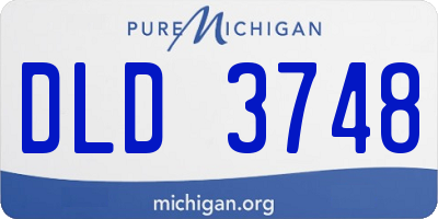 MI license plate DLD3748