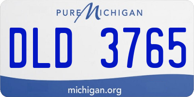 MI license plate DLD3765
