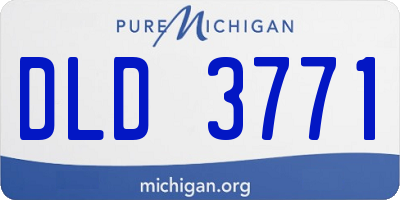 MI license plate DLD3771