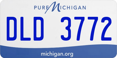 MI license plate DLD3772