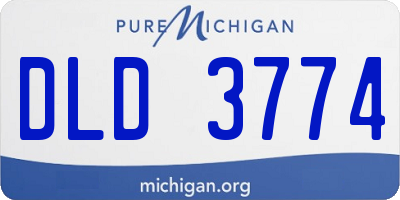 MI license plate DLD3774