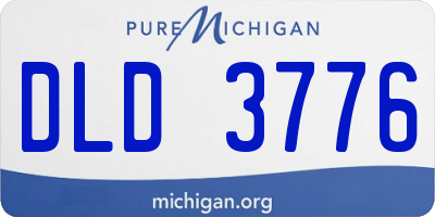 MI license plate DLD3776