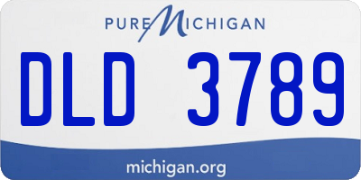 MI license plate DLD3789