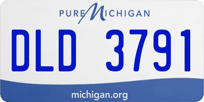 MI license plate DLD3791