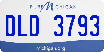 MI license plate DLD3793