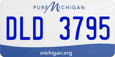 MI license plate DLD3795