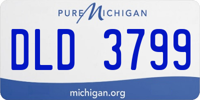 MI license plate DLD3799