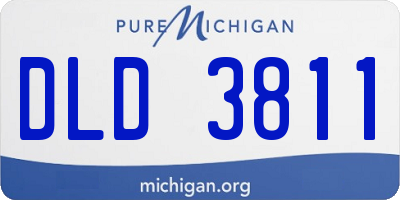MI license plate DLD3811