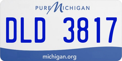 MI license plate DLD3817