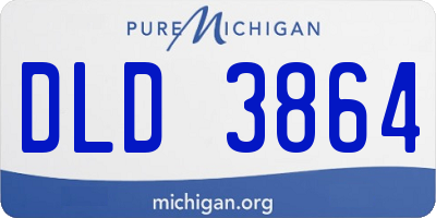 MI license plate DLD3864