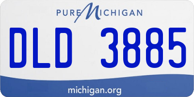MI license plate DLD3885