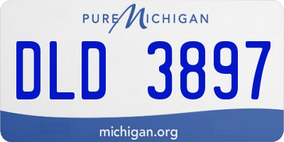 MI license plate DLD3897