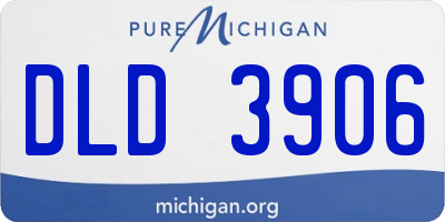 MI license plate DLD3906