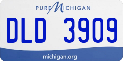 MI license plate DLD3909