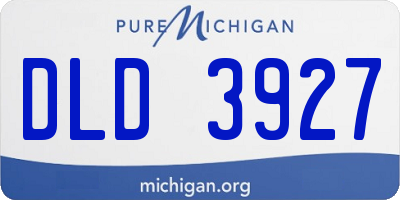 MI license plate DLD3927