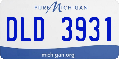 MI license plate DLD3931