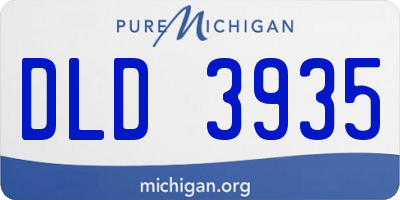 MI license plate DLD3935