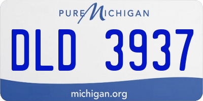 MI license plate DLD3937