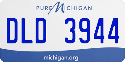 MI license plate DLD3944