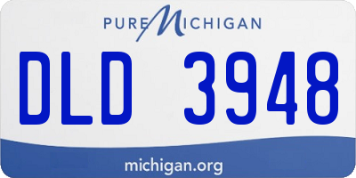 MI license plate DLD3948