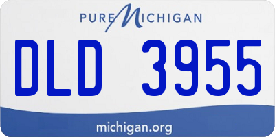 MI license plate DLD3955