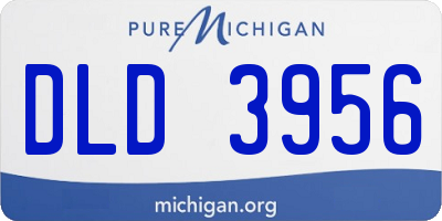 MI license plate DLD3956