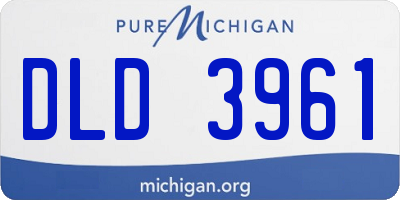 MI license plate DLD3961