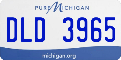 MI license plate DLD3965