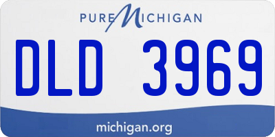 MI license plate DLD3969