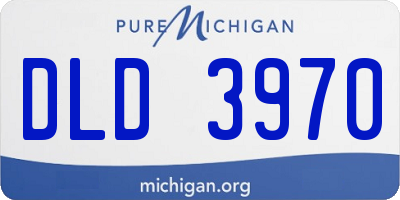 MI license plate DLD3970