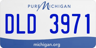 MI license plate DLD3971