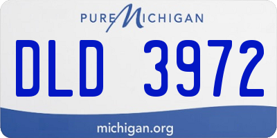 MI license plate DLD3972