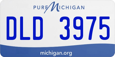 MI license plate DLD3975