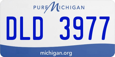 MI license plate DLD3977