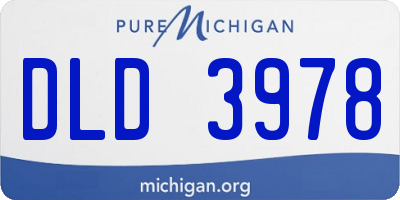MI license plate DLD3978