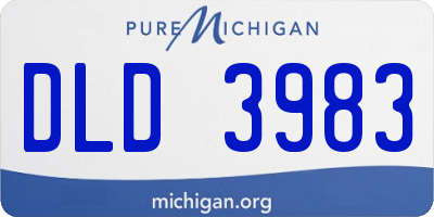 MI license plate DLD3983