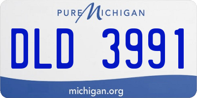 MI license plate DLD3991