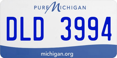 MI license plate DLD3994